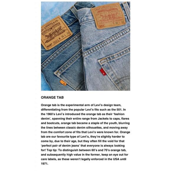 Vtg Levi's 517 Jeans 20517-0217 Orange Tab 36x30 Med Wash Denim Made In USA 🇺🇸 - Picture 9 of 10